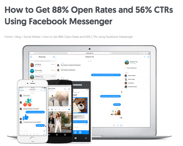 chatbot - facebook messenger